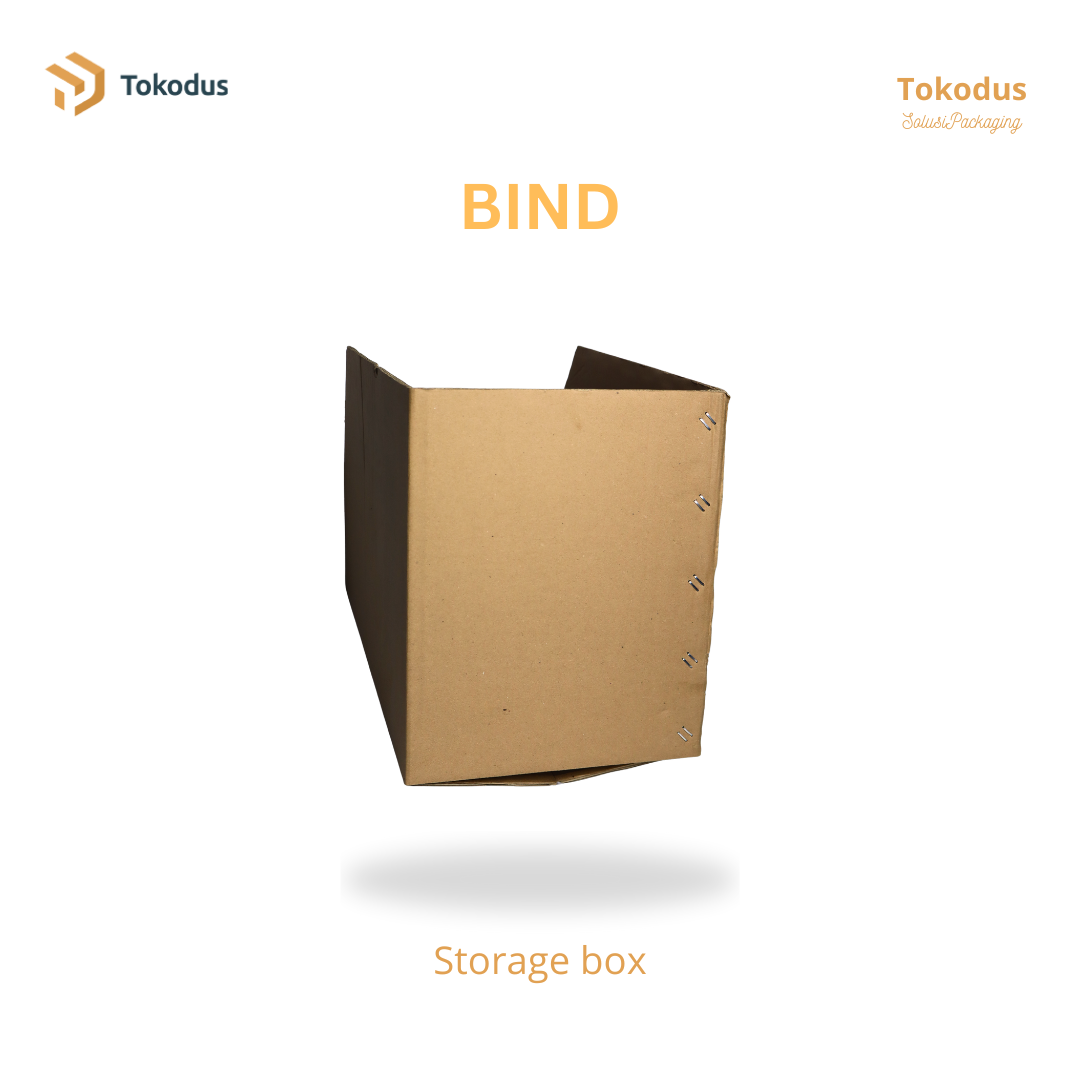 BIN02 Storage / Bin Box Besar 59,5x19,5x37 cm (Doublewall)