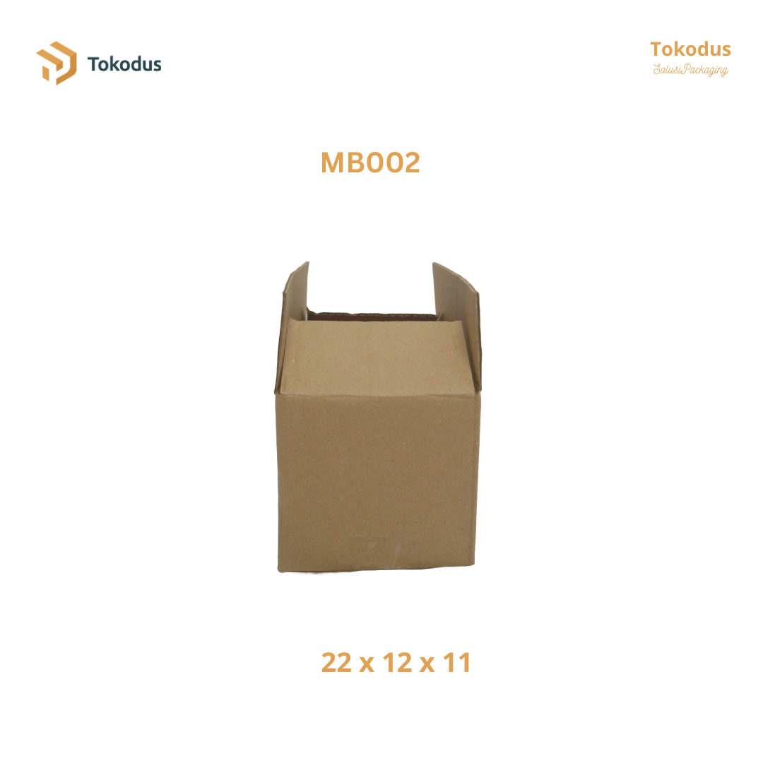 MB002 Kardus Packing Box 22x12x11 cm (Bisa Custom)