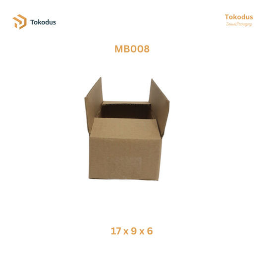 MB008 Kardus Packing Box 17x9x6 cm (Bisa Custom)
