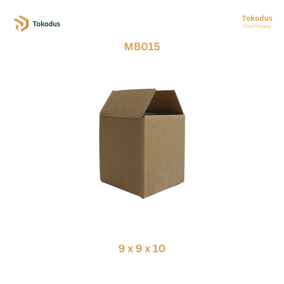 MB015 Kardus Packing Box 9x9x10 cm (Bisa Custom)