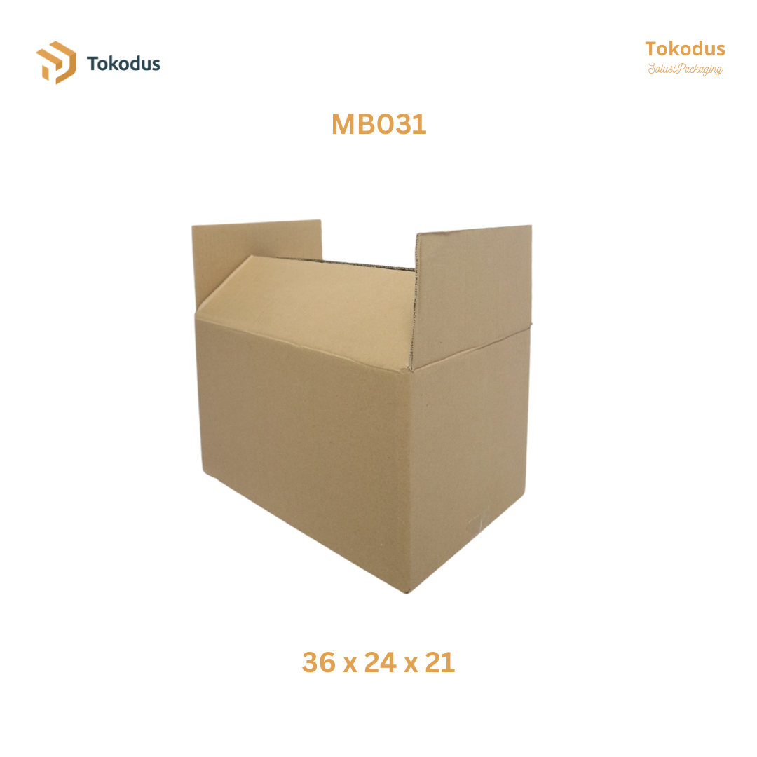 MB031 Kardus Packing Box 36x24x21 cm (Bisa Custom)