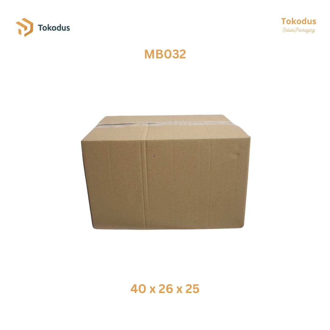 MB032 Kardus Packing Box 40x26x25 cm (Bisa Custom)