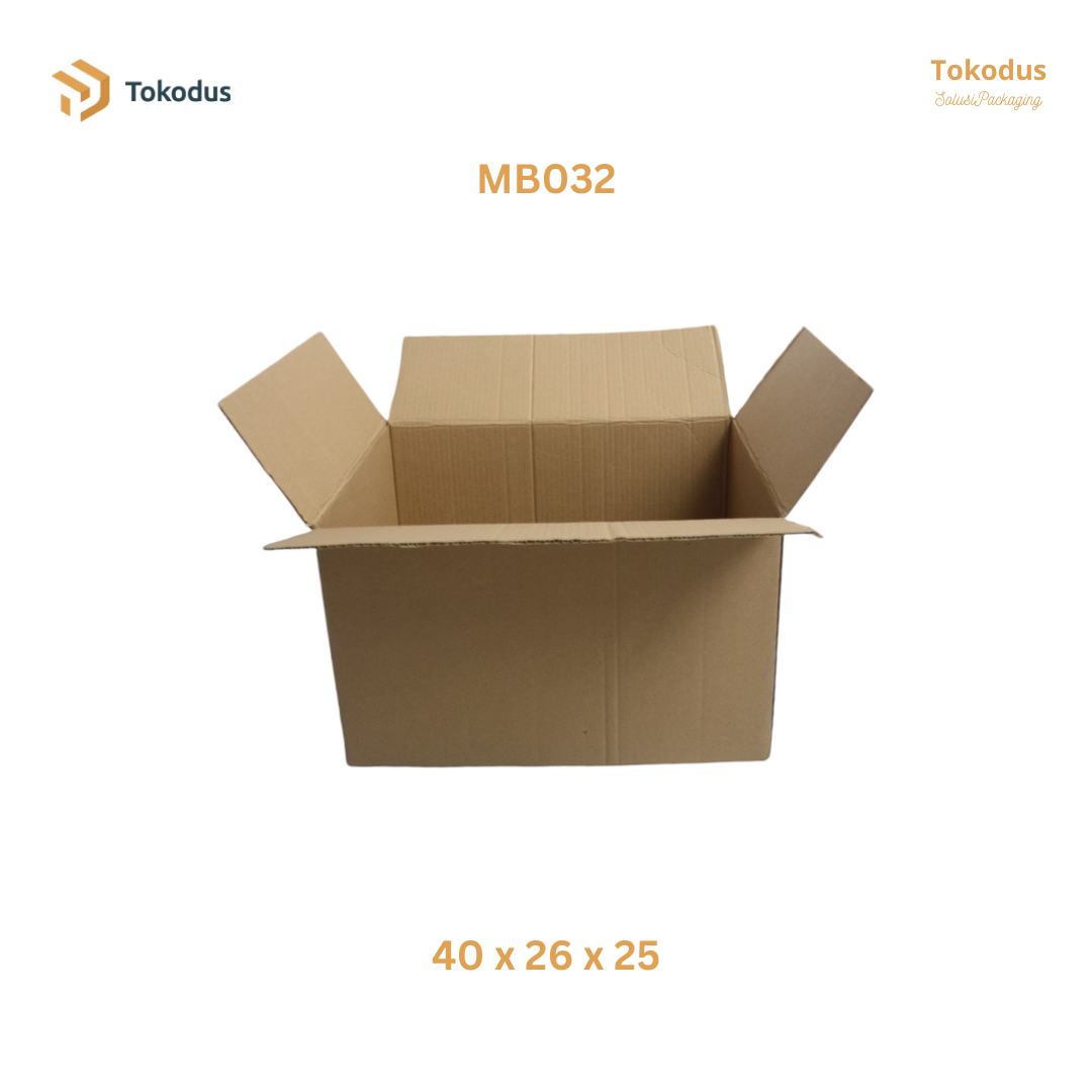 MB032 Kardus Packing Box 40x26x25 cm (Bisa Custom)