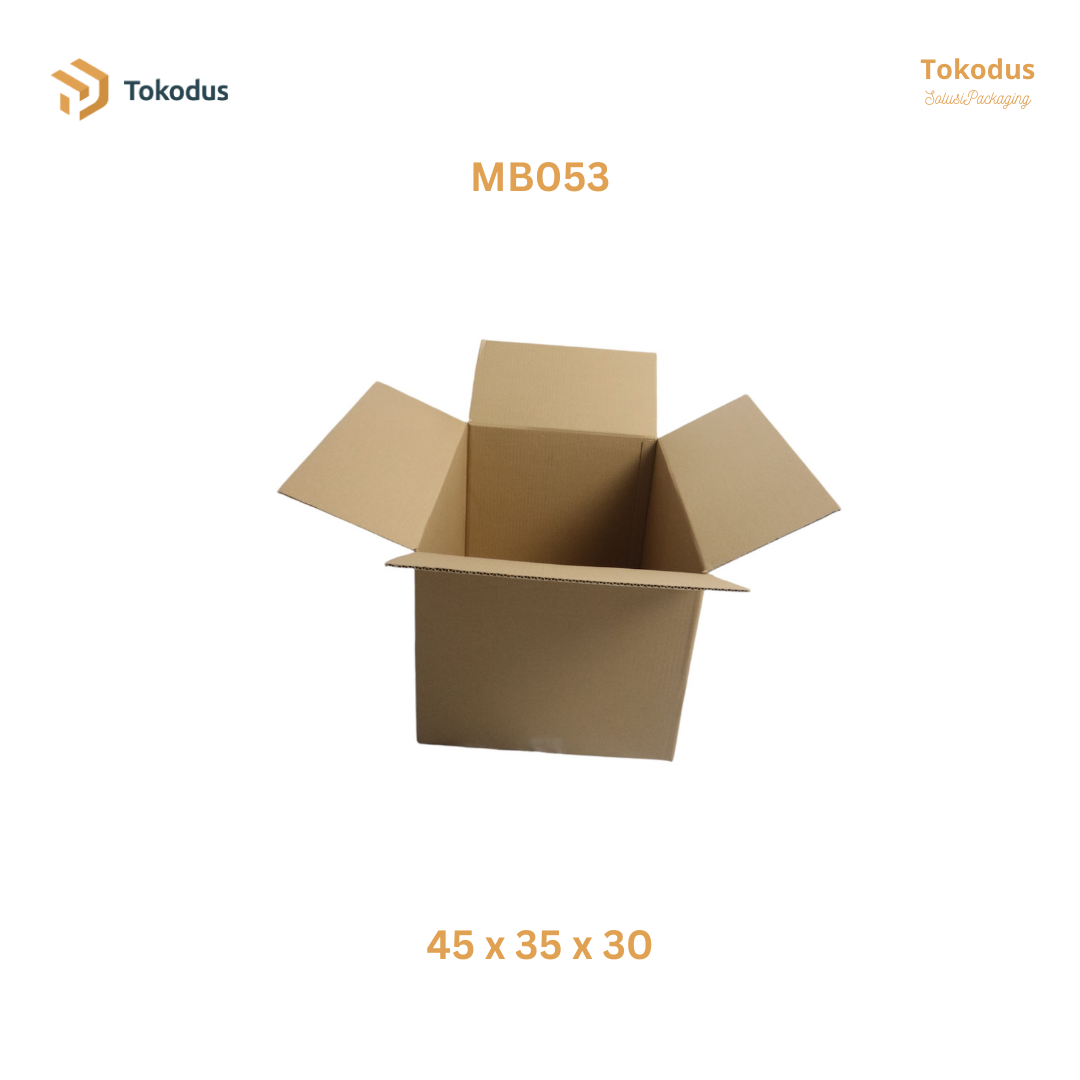 MB053 Kardus Packing Box 45x35x30 cm (Bisa Custom)