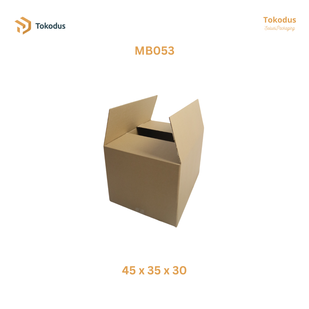 MB053 Kardus Packing Box 45x35x30 cm (Bisa Custom)