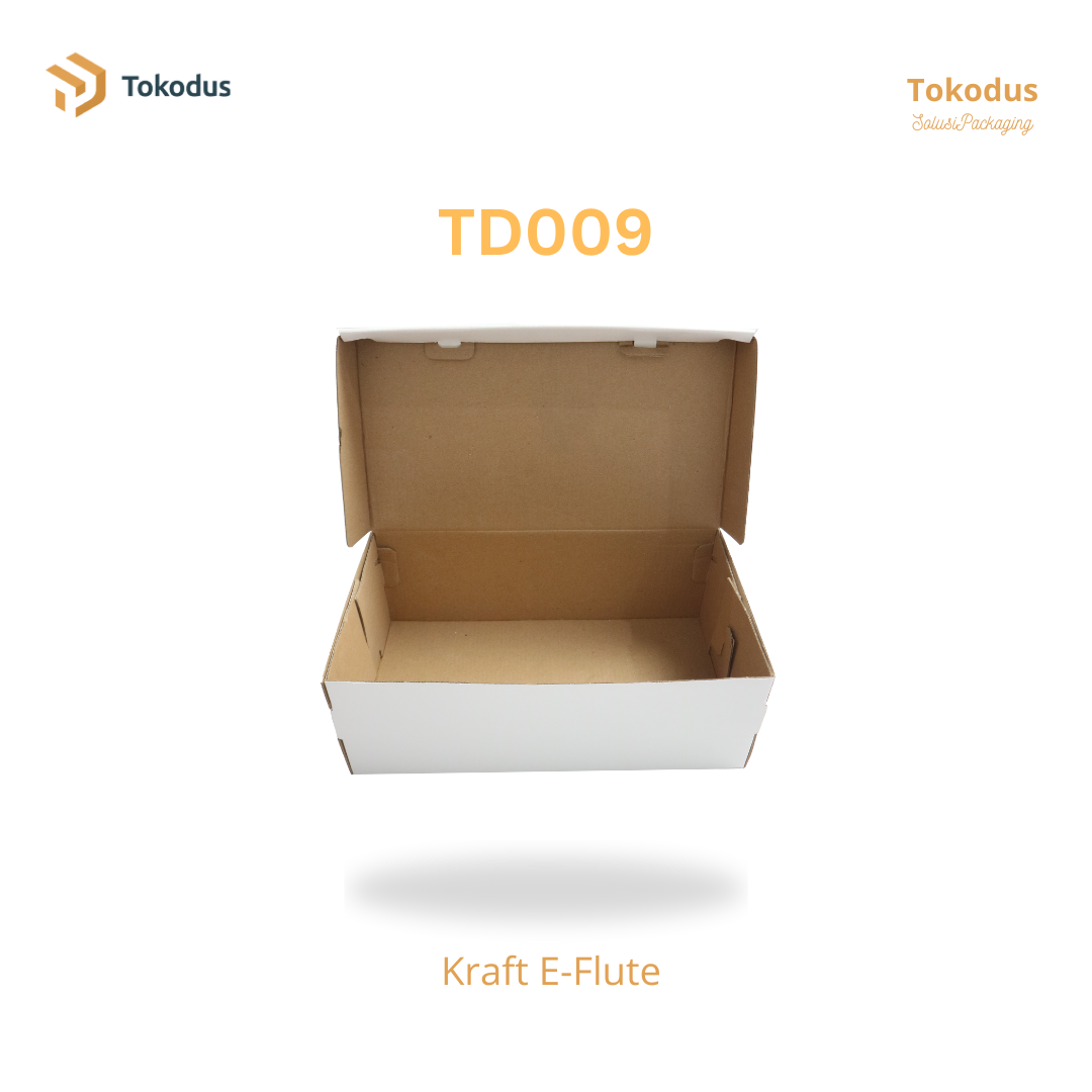 TD009 Kardus Box Sepatu 29x16x10.5 cm (Bisa Custom)