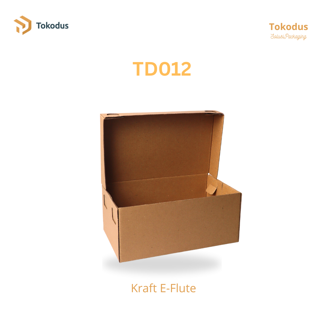 TD012 Kardus Box Sepatu Anak 22x13x9,5 cm (Bisa Custom)