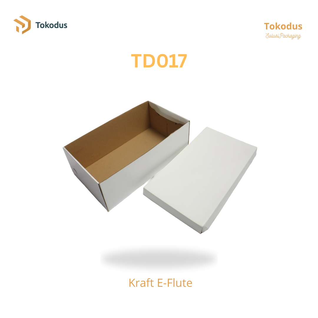 TD017 Kardus Box Sepatu 32,5x18x11,5 cm (Bisa Custom)