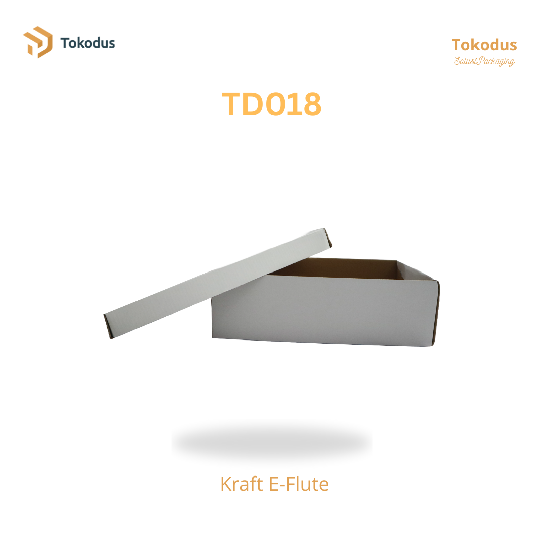 TD018 Kardus Box Sepatu 28x16x8,5 cm (Bisa Custom)