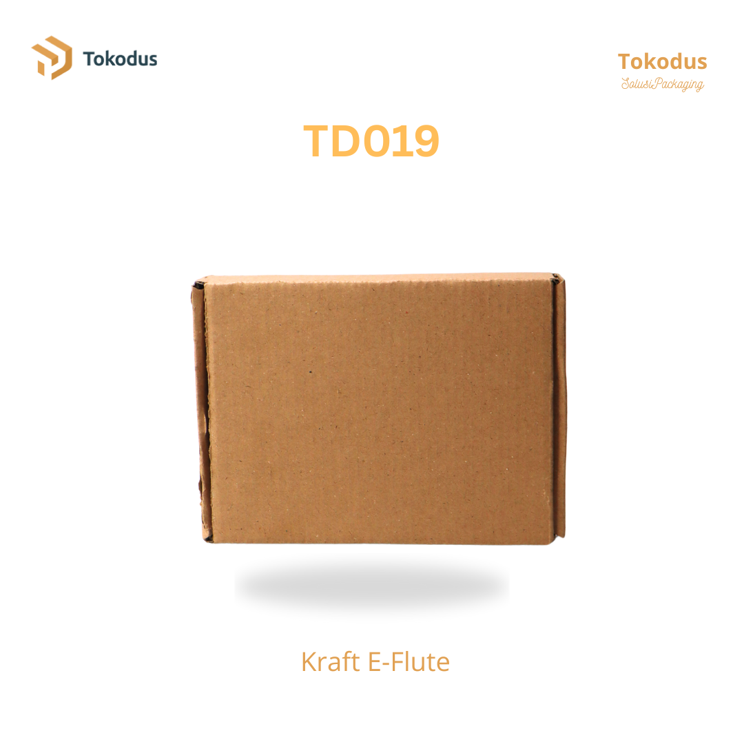 TD019 Kardus Box Die Cut 13x10x3 cm (Bisa Custom)