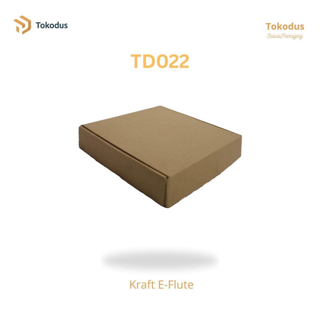 TD022 Kardus Box Pizza 25x25x5 cm (Bisa Custom)