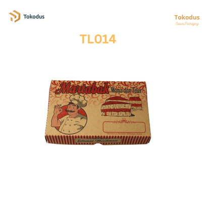 TL014 - TL016 Dus Martabak/Dus Roti Bakar Murah/Box Martabak