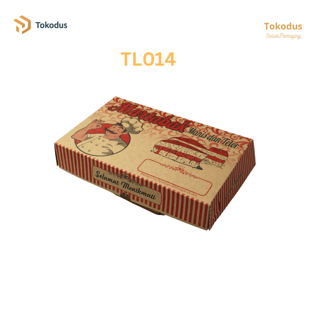 TL014 - TL016 Dus Martabak/Dus Roti Bakar Murah/Box Martabak