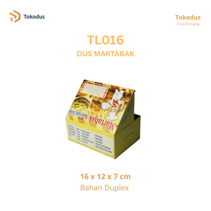 TL014 - TL016 Dus Martabak/Dus Roti Bakar Murah/Box Martabak