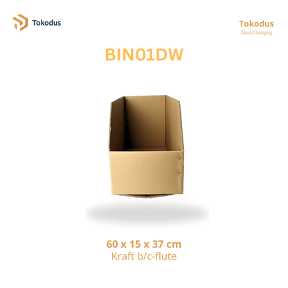 BIN01DW Storage / Bin Box Besar 60x30x37 cm (Doublewall)