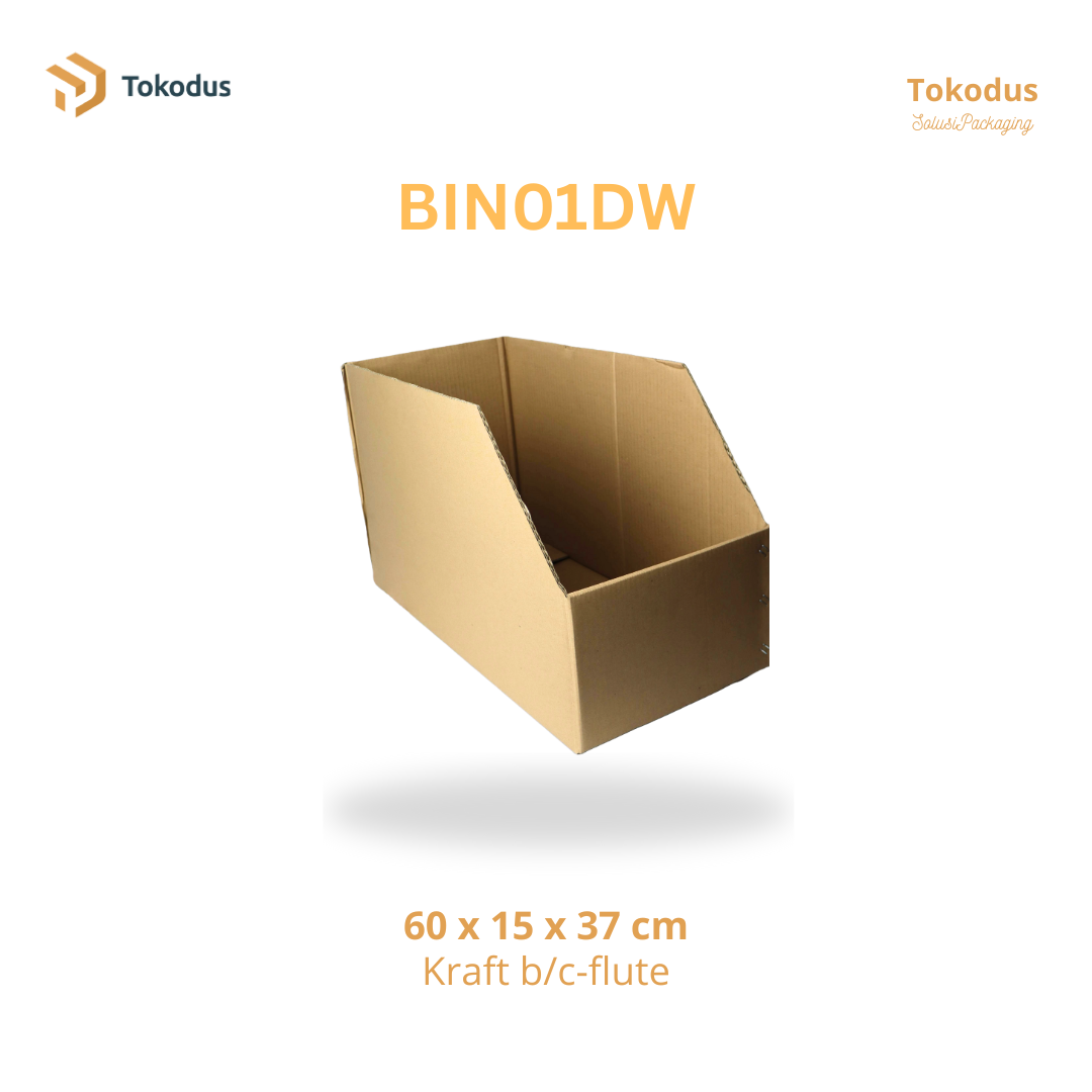 BIN01DW Storage / Bin Box Besar 60x30x37 cm (Doublewall)
