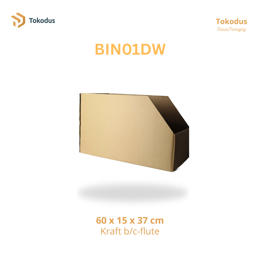 BIN01DW Storage / Bin Box Besar 60x30x37 cm (Doublewall)