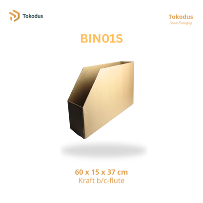 BIN01S Storage / Bin Box Besar 60x30x37 cm (Singlewall)