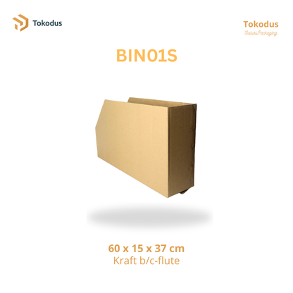 BIN01S Storage / Bin Box Besar 60x30x37 cm (Singlewall)