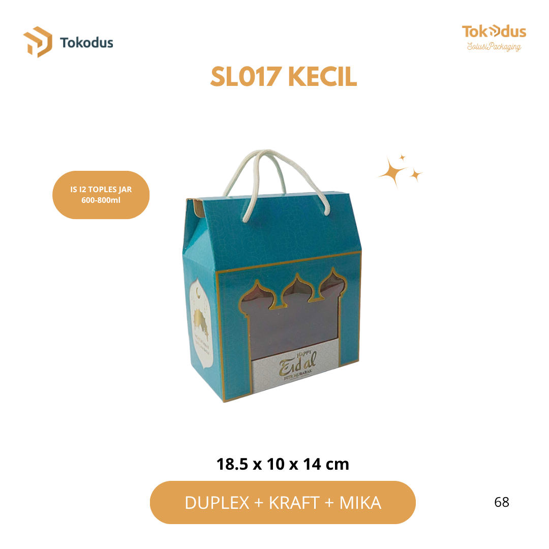 SL Kardus Box Lebaran Kue Kering | Box Toples Hampers Lebaran