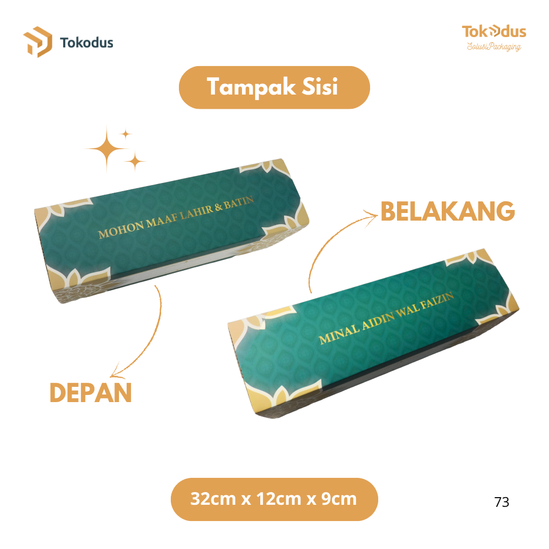 SL018 - SL020 EKSKLUSIF - Dus Slide Lebaran/Ramadhan Sliding Box