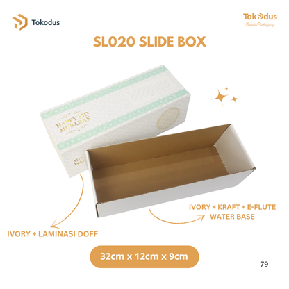 SL018 - SL020 EKSKLUSIF - Dus Slide Lebaran/Ramadhan Sliding Box