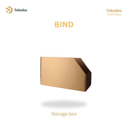 BIN02 Storage / Bin Box Besar 59,5x19,5x37 cm (Doublewall)