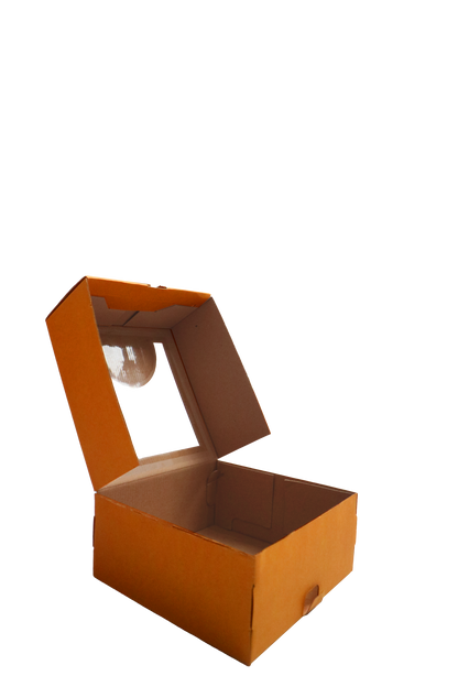 TD030 Kardus Kue Mika 20x20x9 cm (Bisa Custom)