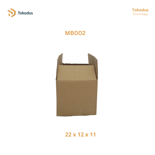 MB002 Kardus Packing Box 22x12x11 cm (Bisa Custom)
