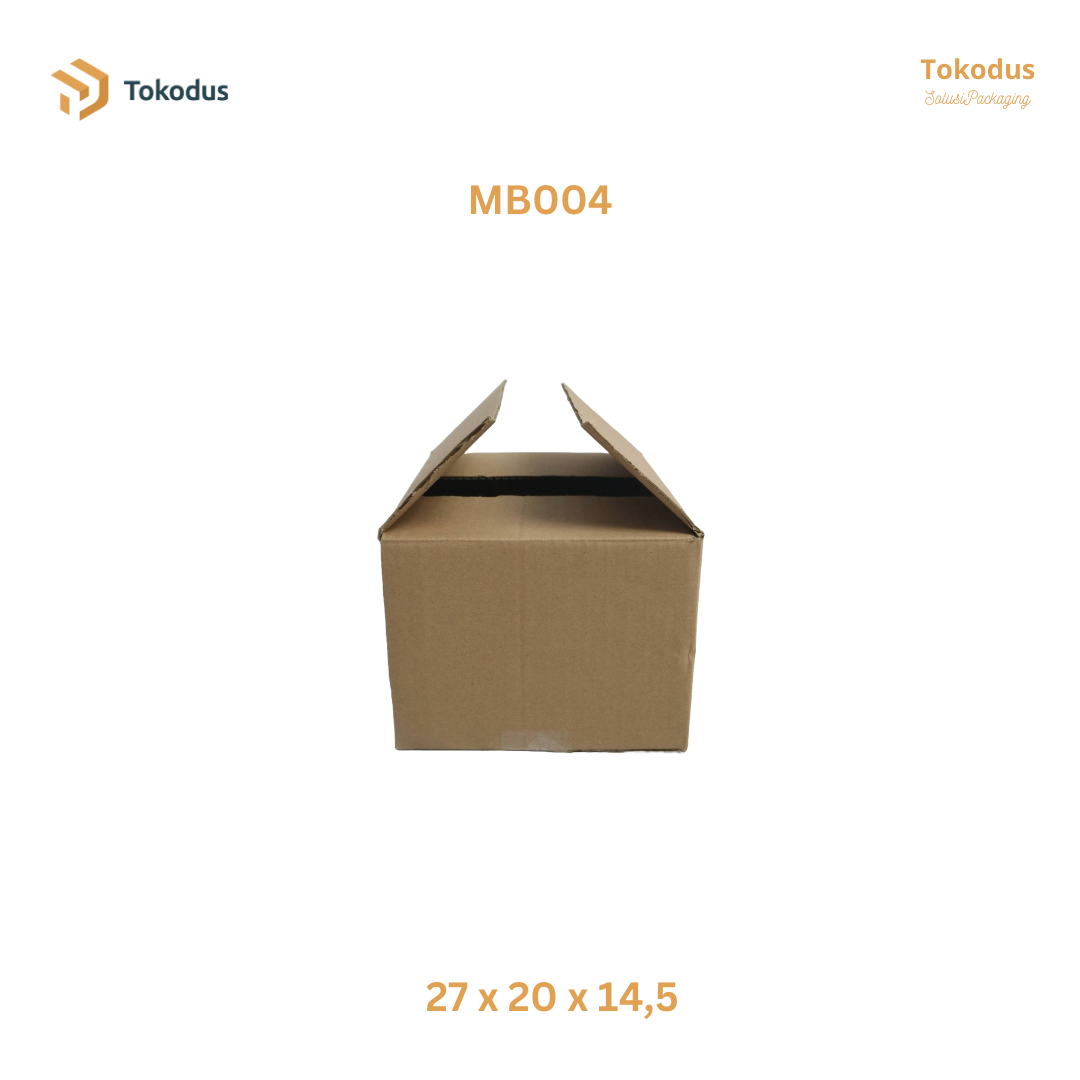 MB004 Kardus Packing Box 27x20x14,5cm (Bisa Custom)