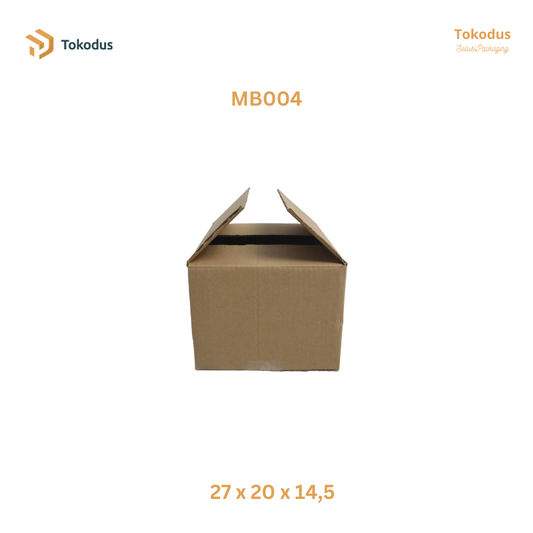 MB004 Kardus Packing Box 27x20x14,5cm (Bisa Custom)