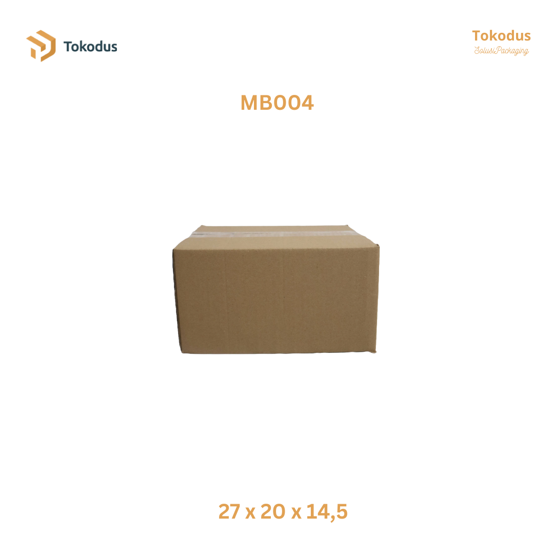 MB004 Kardus Packing Box 27x20x14,5cm (Bisa Custom)