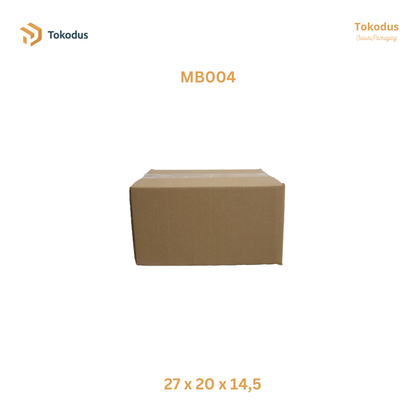 MB004 Kardus Packing Box 27x20x14,5cm (Bisa Custom)