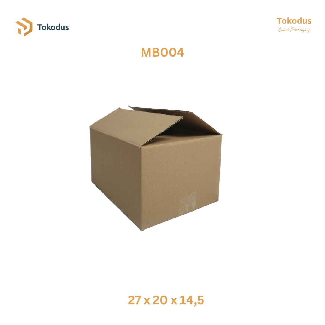 MB004 Kardus Packing Box 27x20x14,5cm (Bisa Custom)