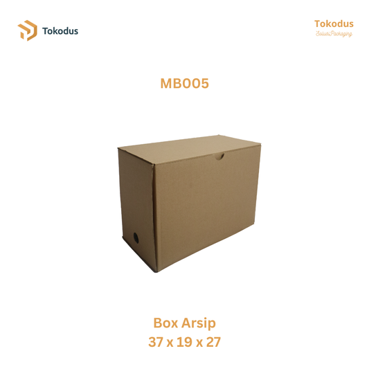MB005 Kardus Arsip 37x19x27 cm (Bisa Custom)
