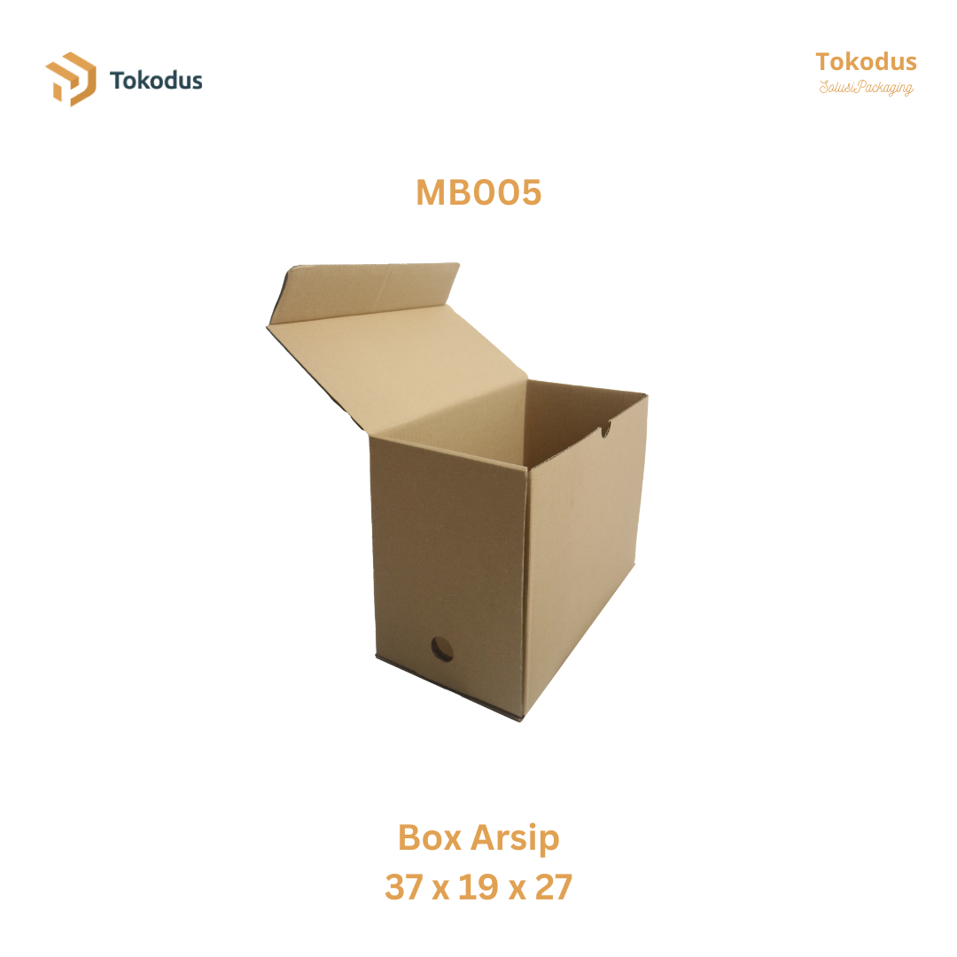 MB005 Kardus Arsip 37x19x27 cm (Bisa Custom)