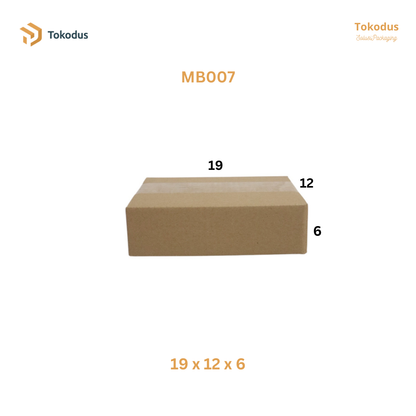 MB007 Kardus Packing Box 19x12.5x5.5 cm (Bisa Custom)