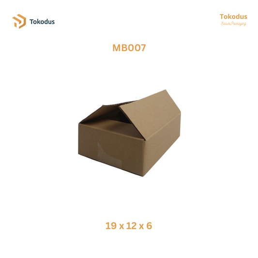 MB007 Kardus Packing Box 19x12.5x5.5 cm (Bisa Custom)