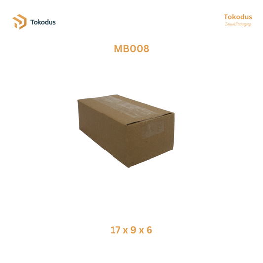 MB008 Kardus Packing Box 17x9x6 cm (Bisa Custom)