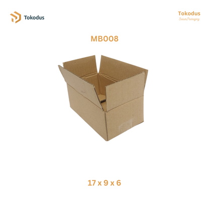 MB008 Kardus Packing Box 17x9x6 cm (Bisa Custom)
