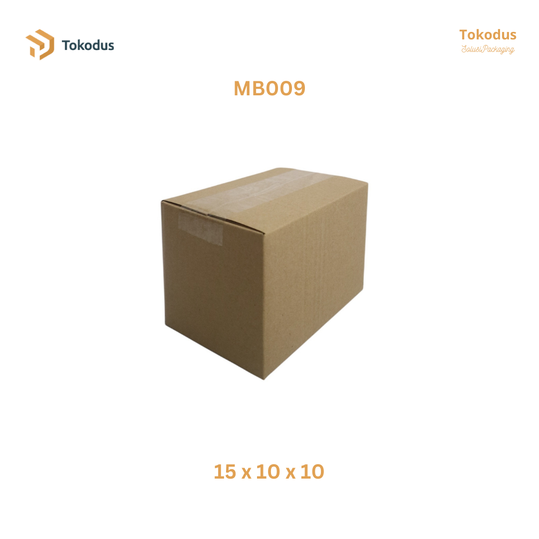 MB009 Kardus Packing Box 15x10x10 cm (Bisa Custom)
