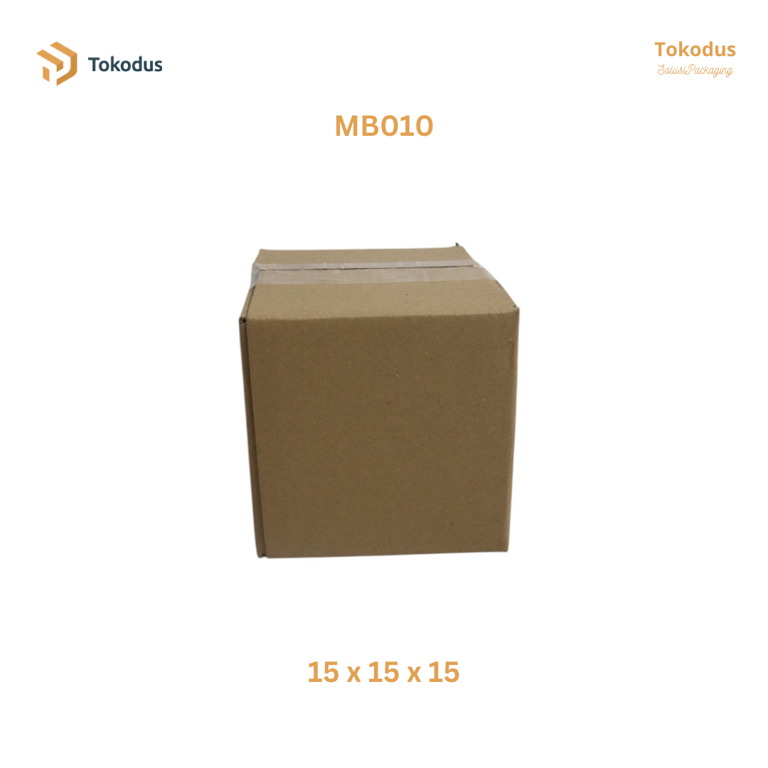 MB010 Kardus Packing Box 15x15x15 cm (Bisa Custom)