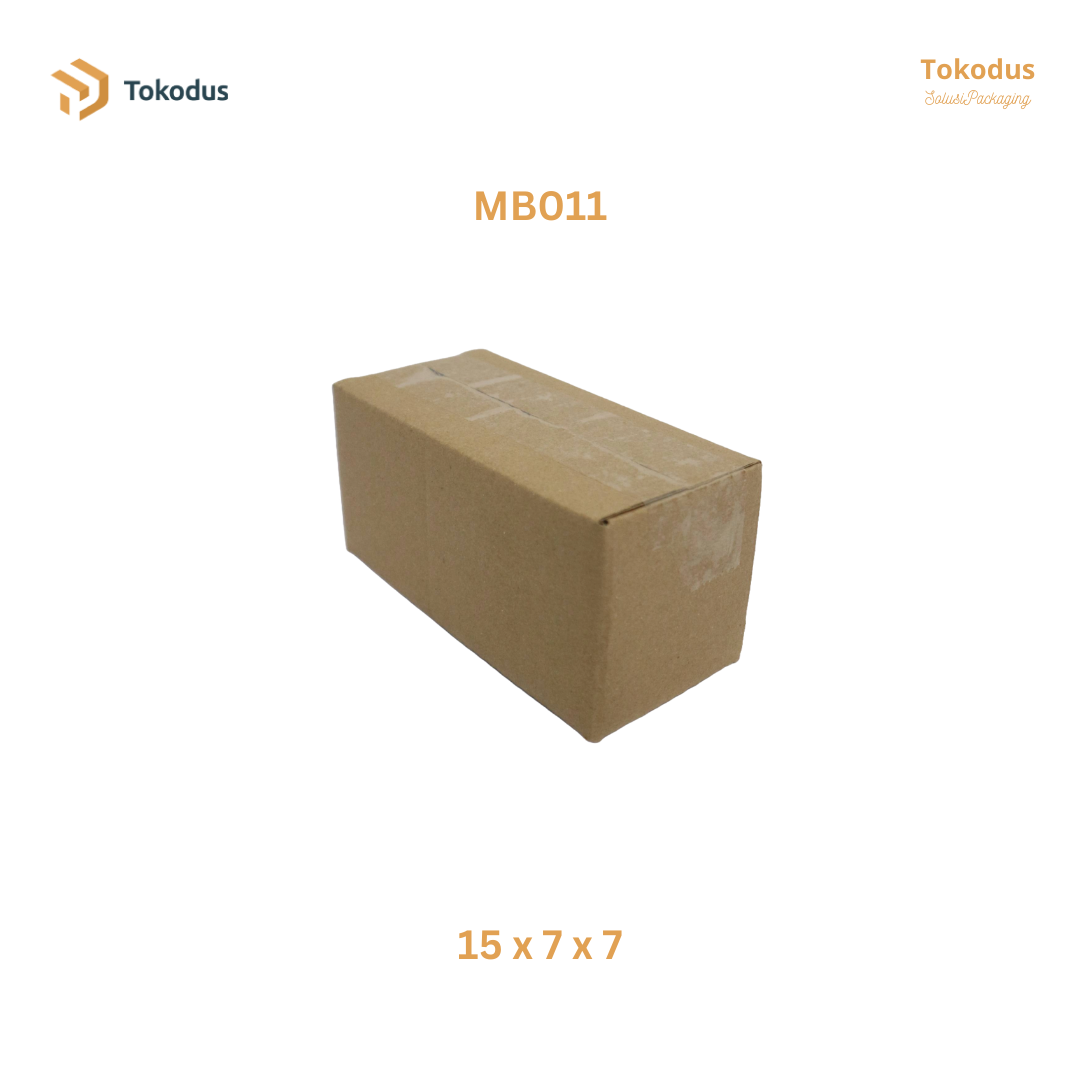 MB011 Kardus Packing Box 15x7x7 cm (Bisa Custom)