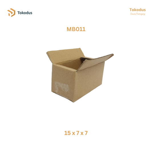 MB011 Kardus Packing Box 15x7x7 cm (Bisa Custom)