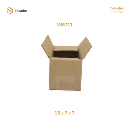 MB011 Kardus Packing Box 15x7x7 cm (Bisa Custom)