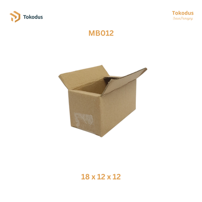 MB012 Kardus Packing Box 18x12x12 cm (Bisa Custom)