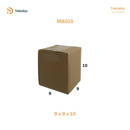 MB015 Kardus Packing Box 9x9x10 cm (Bisa Custom)