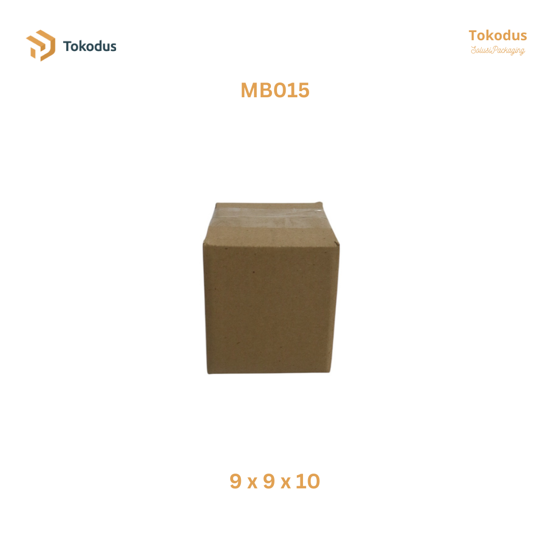 MB015 Kardus Packing Box 9x9x10 cm (Bisa Custom)
