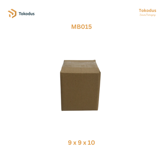 MB015 Kardus Packing Box 9x9x10 cm (Bisa Custom)