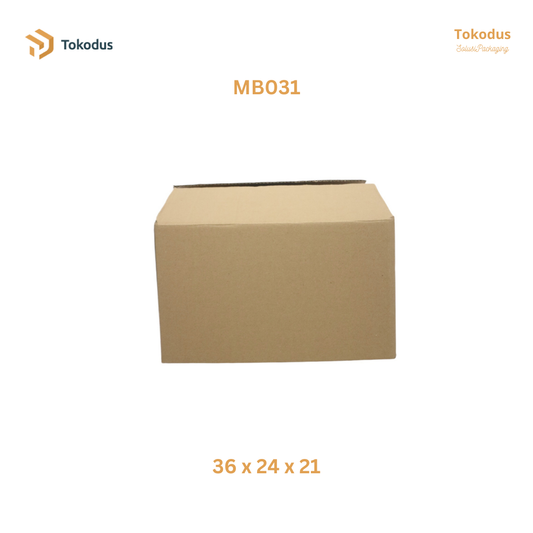 MB031 Kardus Packing Box 36x24x21 cm (Bisa Custom)